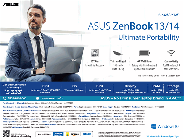 Asus Chennai Laptops Stores Sale Offers Numbers Discounts Shops Price