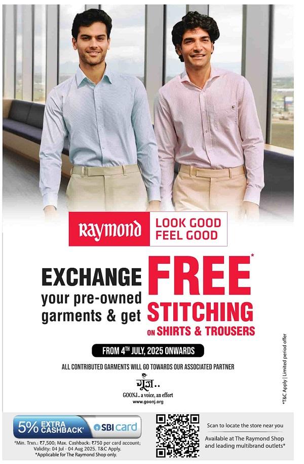 The Raymond Shop offers India