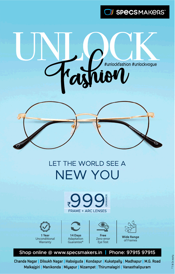 Specsmakers Hyderabad Eyeglasses Stores Sales Offers Numbers Discounts 2020