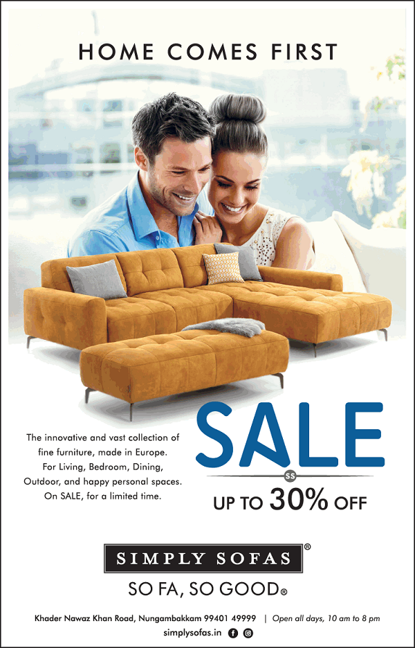 Simply Sofas Chennai Sale Stores Offers Numbers Discounts Shops
