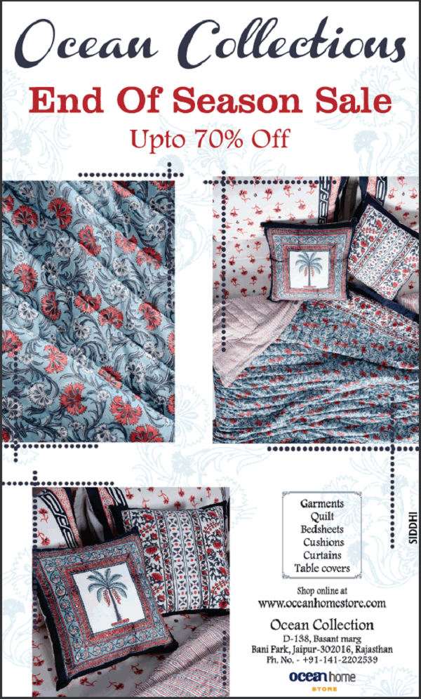 Ocean Home Collections Jaipur Sale Furnishing Stores Offers Numbers 2021