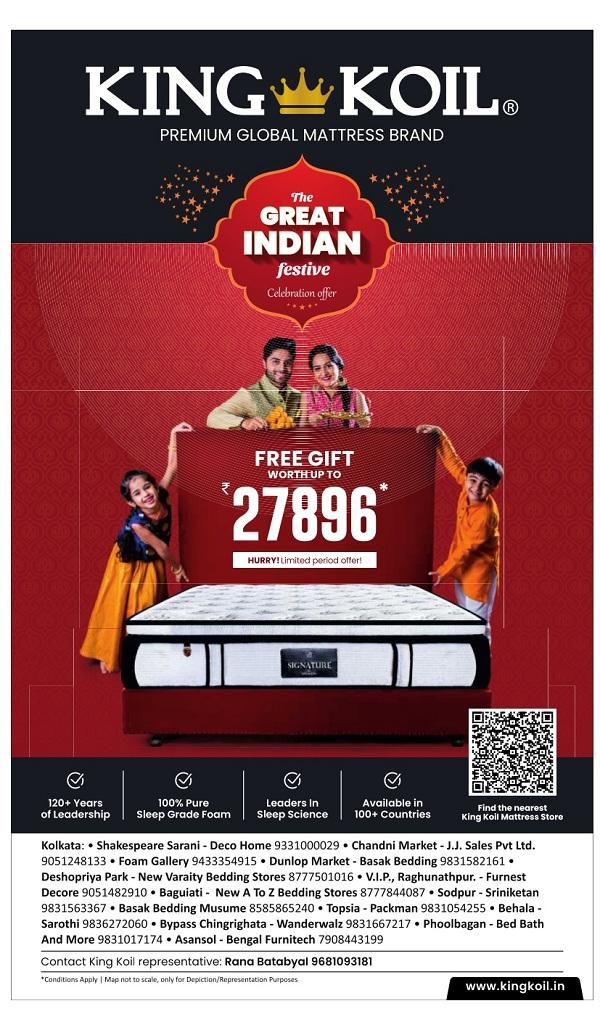 King Koil Kolkata Sale Mattress Stores Offers Numbers Discounts Shops