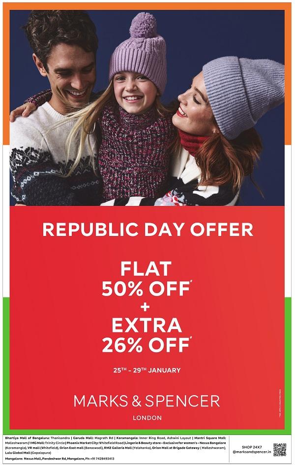 Marks & Spencer Bangalore Sales Deals Discounts Offer, Marks & Spencer