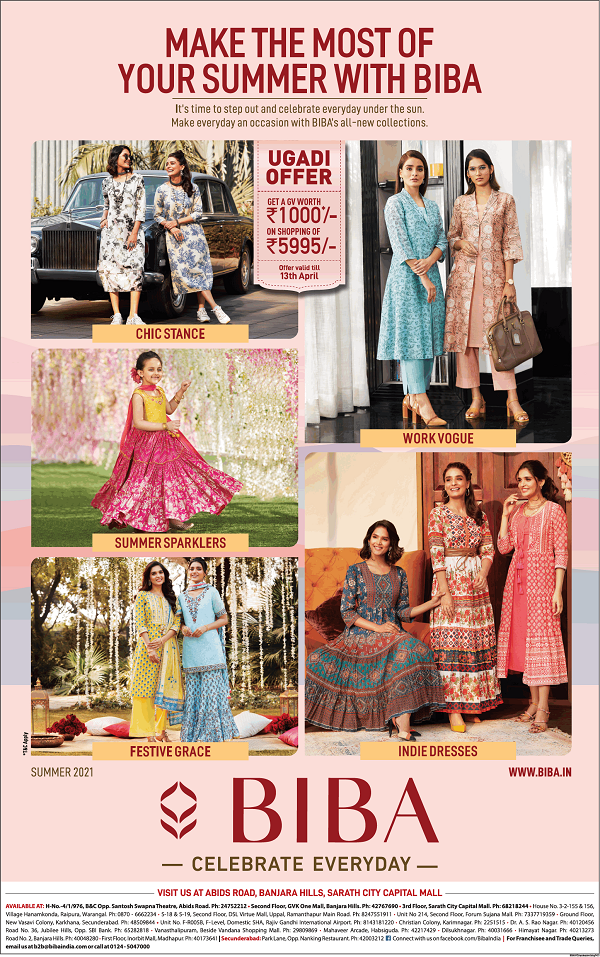 Biba Hyderabad Sale Discounts Offers Ethnic Wear Coupons Stores 2021