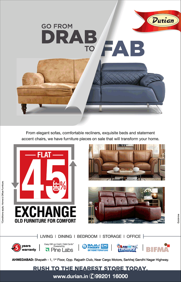 Durian Ahmedabad Stores Sales Showrooms Discounts Offers Stores 2020