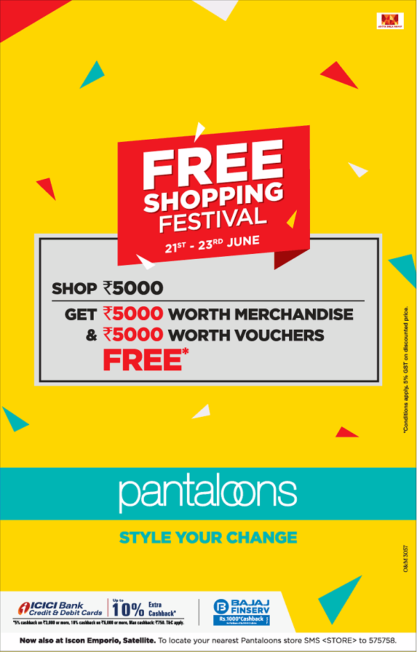 pantaloons online sale 2021