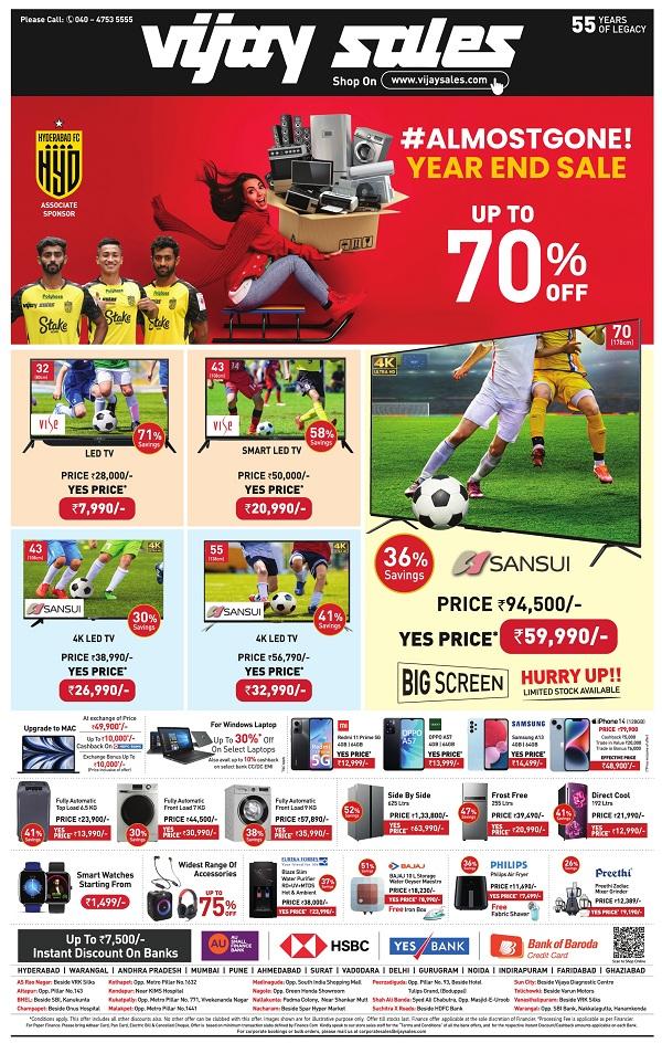 Vijay Sales Hyderabad Offers Stores Numbers Electronic Appliances Sale