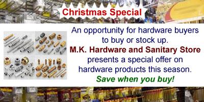 M K Hardware and Sanitary Store offers India