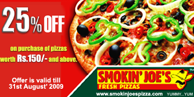 Smokin Joes offers India