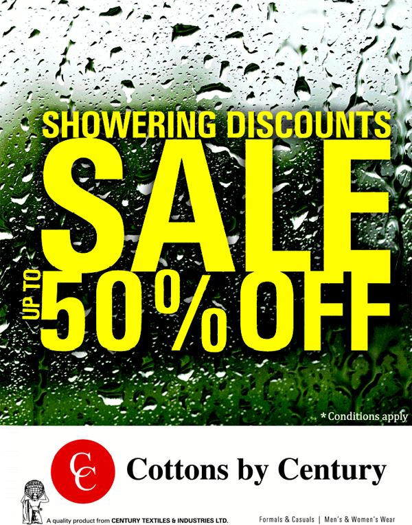 Cottons by Century offers India